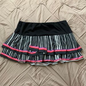 Lucky in love tennis skirt with shorts underneath